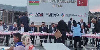 AZERBAYCAN İŞ DÜNYASI KAHRAMANMARAŞ'TA AFETZEDELERLE BULUŞTU